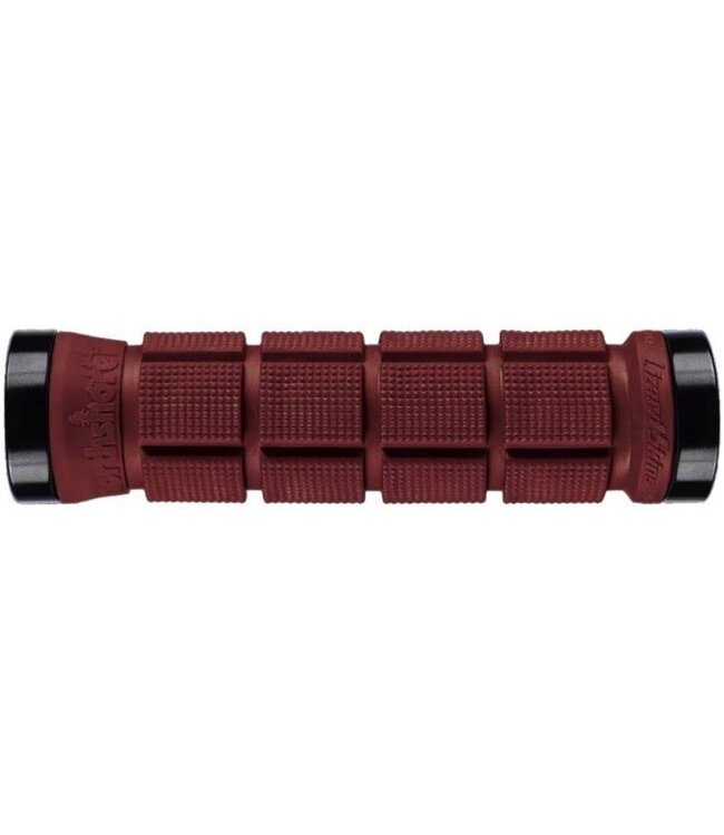 LIZARD SKINS Lizard Skins, NorthShore Dual Clamp Lock-on Grip- Deep Red