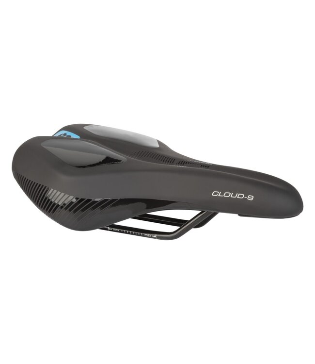 CLOUD-9 Cloud 9, Saddle Kush Plus Medium Memory Foam- Black