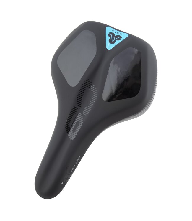 CLOUD-9 Cloud 9, Saddle Kush Plus Medium Memory Foam- Black