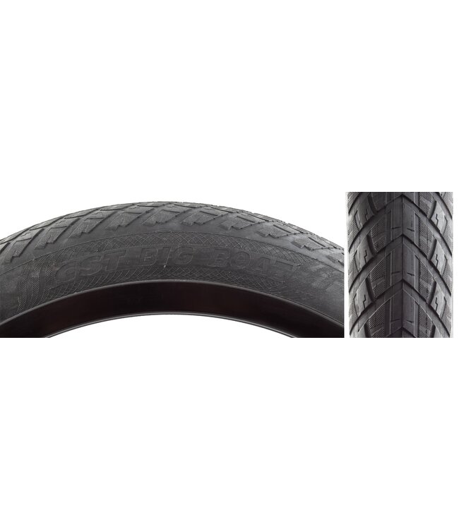 CST PREMIUM TIRE CSTP BIG BOAT 20x4.0 BK/BK WIRE