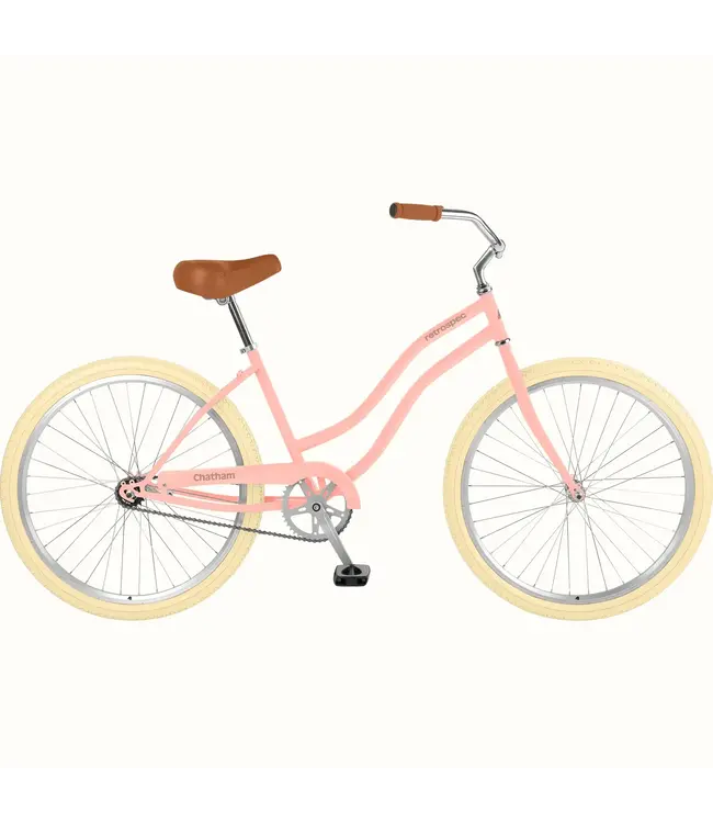Retrospec Bicycles Retrospec, Chatham Beach Cruiser Bike - Step Through Single Speed, Blush