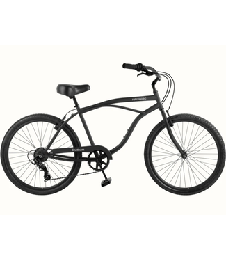 Retrospec Bicycles Retrospec Chatham Beach Cruiser Bike - 7 Speed, Matte Black