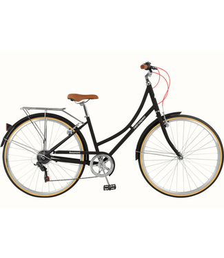 Retrospec Bicycles Retrospec Beaumont City Bike - Step Through 7 Speed, Black, 42'