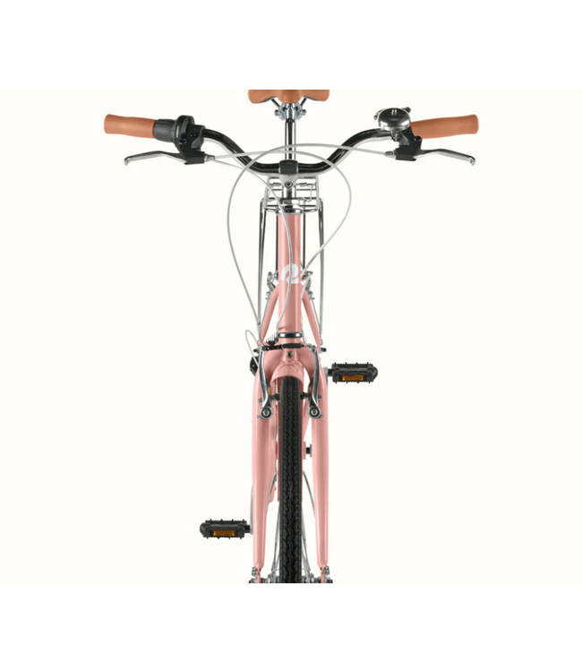 Retrospec Bicycles Retrospec,Beaumont City Bike - Step Through 7 Speed, Mauve Pink, 42