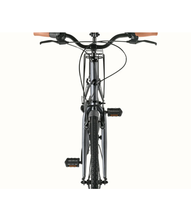 Retrospec Bicycles Retrospec, Beaumont City Bike - Step Through 7 Speed, Matte Graphite, 42"