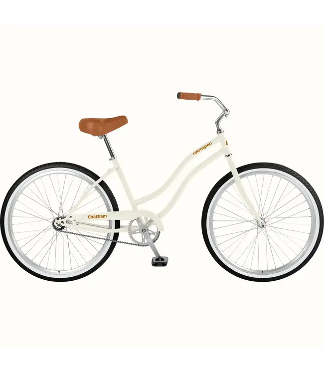 Retrospec Bicycles Retrospec, Chatham Beach Cruiser Bike - Step Through Single Speed eggshell