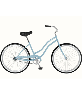 Retrospec Bicycles Retrospec, Chatham Beach Cruiser Bike - Step Through Single Speed, Crystal Blue, 26"