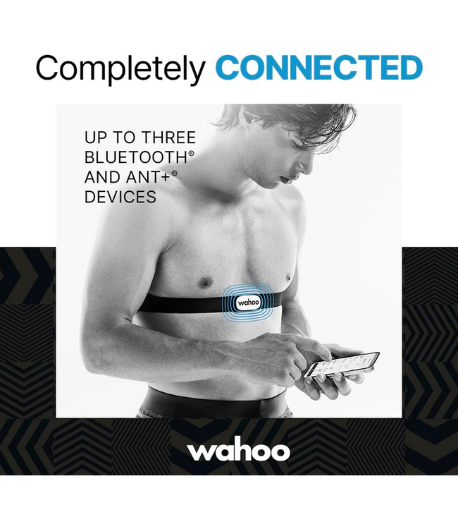 Wahoo Fitness Wahoo,  TRACKR Heart Rate Monitor Chest Strap- Black