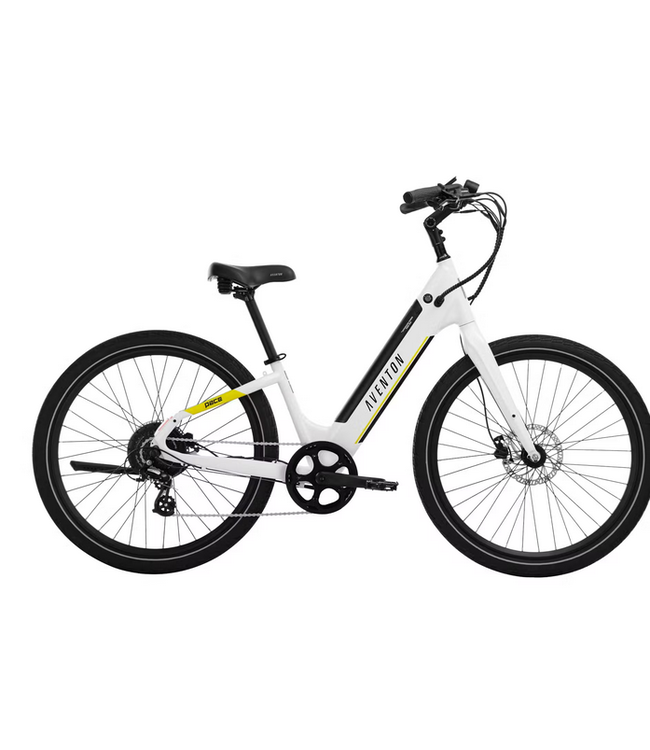 AVENTON Aventon Pace 500,3 Step-Through EBike-White, Regular Size