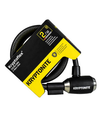 KRYPTONITE Kryptonite, Lock CBL Kryptoflex 1218 Key 6fx12mmw- Black