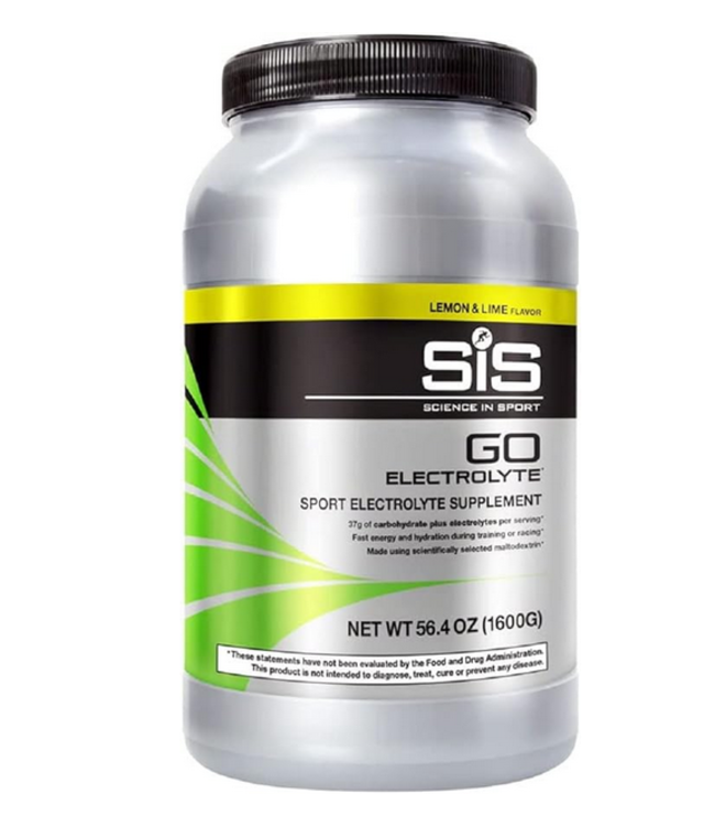 Science In Sport SIS Go Electrolyte Powder 56.4oz- Lemon Lime