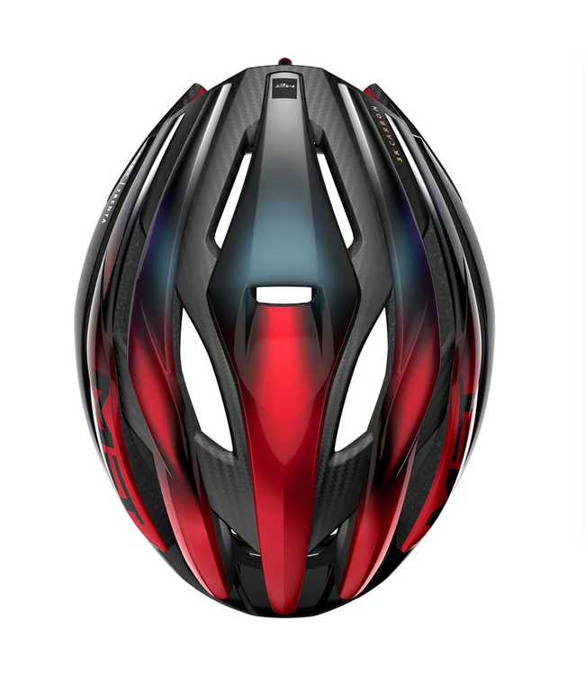 MET Helmets MET Trenta 3K Carbon MIPS Helmet - Red Iridescent, Medium