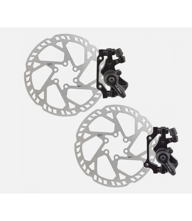 CLARKS CLARKS, Disc Brake CBS-03 Mech Front & Rear- Black, 160mm