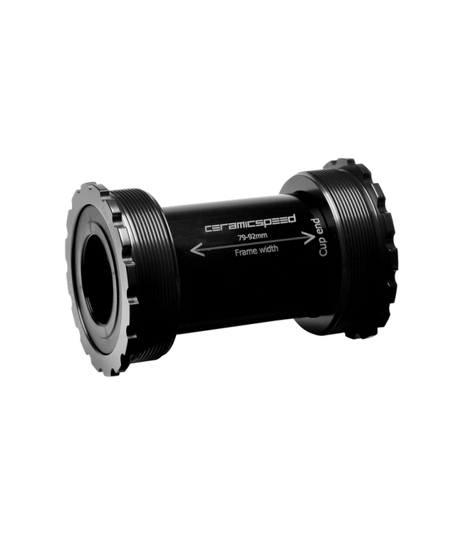 CeramicSpeed Shimano, CeramicSpeed, Bottom Bracket T47/86 Inboard Shimano-Black/Coated