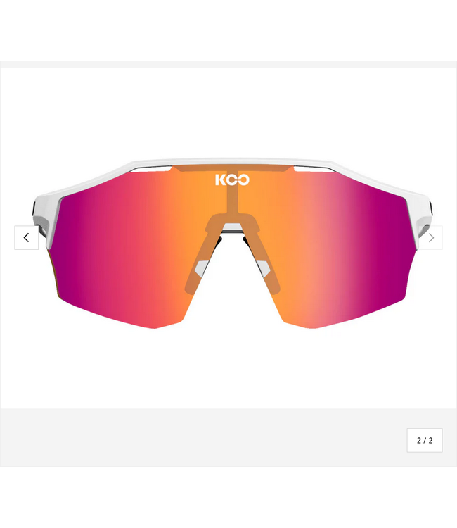 KOO KOO, Alibi- White Matt Photochromic Fuchsia