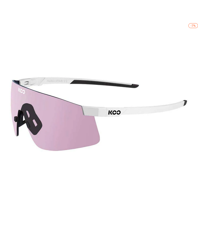 KOO KOO, Nova- White Matt/ Photocromic Pink