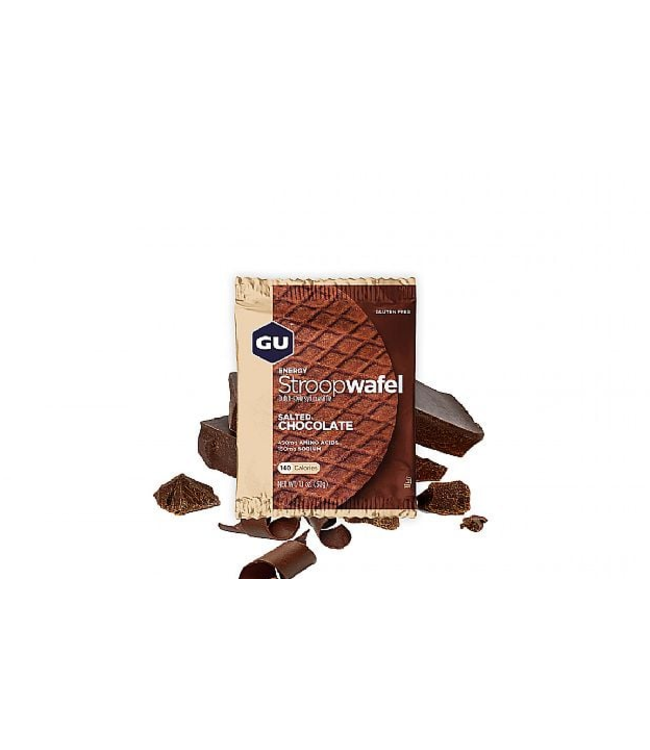 Gu GU, Energy Stroop Waffle- Salted Chocolate - Single