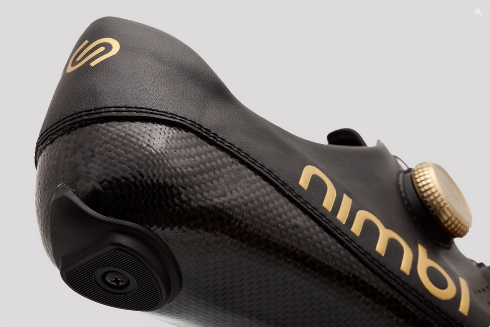 Nimbl Ultimate Road Cycling Shoe- Black/Gold, 42