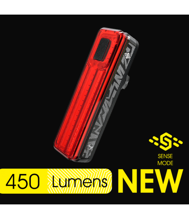 MOON Serfas/Moon, Helix Sense, Tail Light/Braking Sensor- 450 Lumens