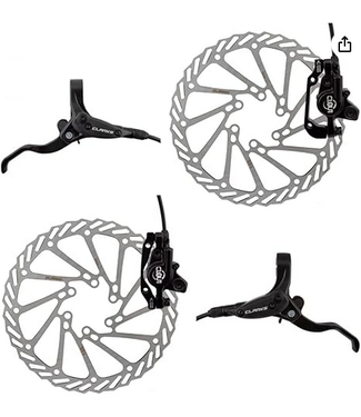 CLARKS CLARKS BRAKE DISC CLK CLOUT-1 HYD F&R w/LVR 160 BK