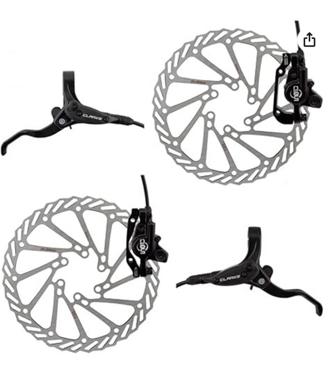 CLARKS BRAKE DISC CLK CLOUT-1 HYD F&R w/LVR 160 BK