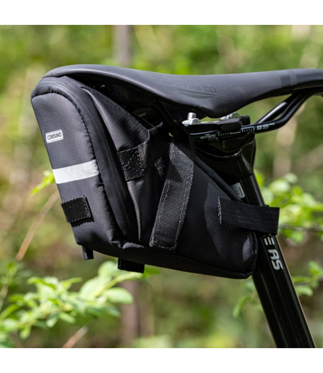 Corsino Sport, Jaunt- Saddle Bike Bag- Black
