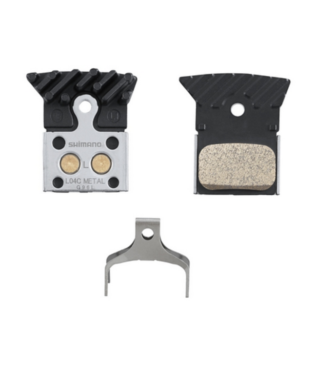 Shimano Shimano, Disc Brake Pads, BP-L04X-MF, Metal /FIN & Spring