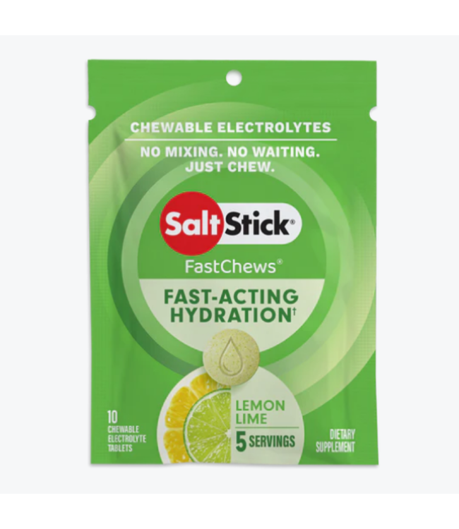 SaltStick Salt Stick, FastChews Hydration- Lemon Lime, 10 Tablets