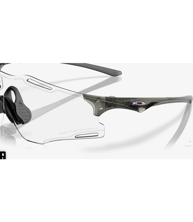 Oakley Oakley, Cybr Zero Polished- Black W/ Clear Photochromic 50%