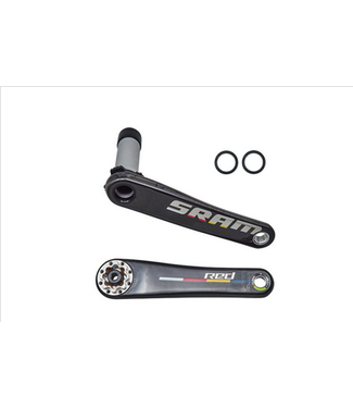SRAM, RED Crank Assembly E1, Left & Right Arms, Carbon w/ Custom Bora RedBull