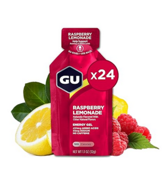 Gu GU, Energy Gel, Raspberry Lemonade - Single