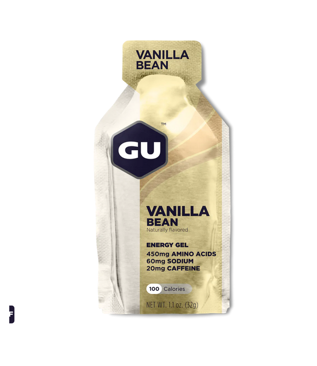 GU Energy Labs GU, Original Energy Gel, Vanilla Bean - Single
