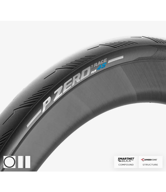 PIRELLI Pirelli, P Zero Race TLR 4S- Black, 700x28c