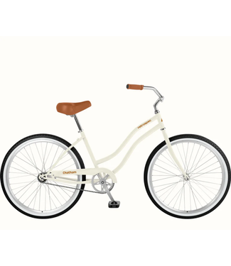 Retrospec, Chatham Beach Cruiser Bike - Step Through Single Speed- Eggshell