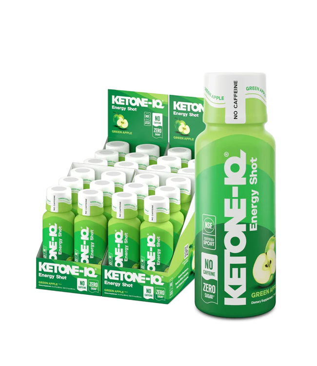 Ketone IQ, Energy Shot- Green Apple, 59mL