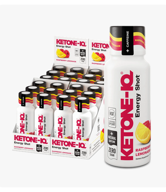 Ketone IQ, Energy Shot +Caffeine- Raspberry Lemonade, 59mL