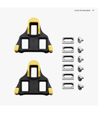 Shimano, SM-SH11 SPD-SL Cleat Set, 6 Degree Float- Yellow