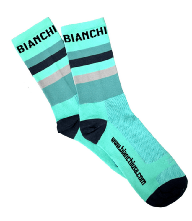 Bianchi Celeste 5" Cuff Socks- L/XL