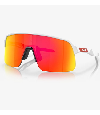 Oklay Sutro Lite- Prizm Ruby Lenses/Matte White Frame