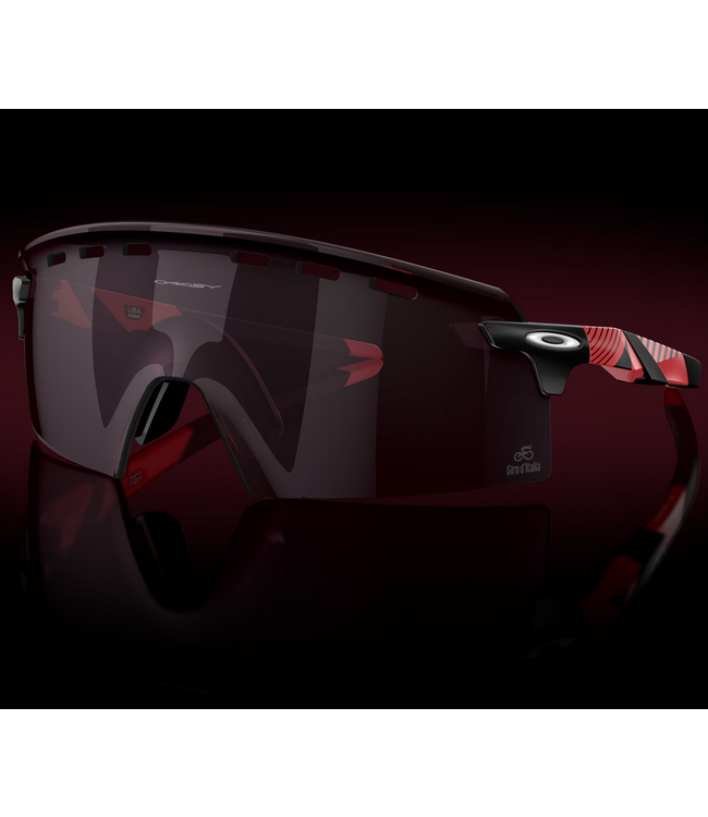 Oakley Oakley, Encoder Strike Giro d'Italia Collection- Prizm Road Black Lenses/Pink Stripes Frame
