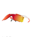 PIT VIPER Pit Viper, The Heater Flip-offs- Polarized Red