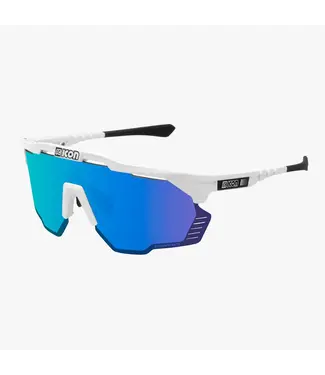 SCICON SCICON AEROSHADE KUNKEN /WHITE GLOSS/MULTIMIRROR BLUE