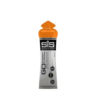 SIS Science in Sport Nutrition SIS Go Isotonic Energy + Caffeine Gel, Orange - single