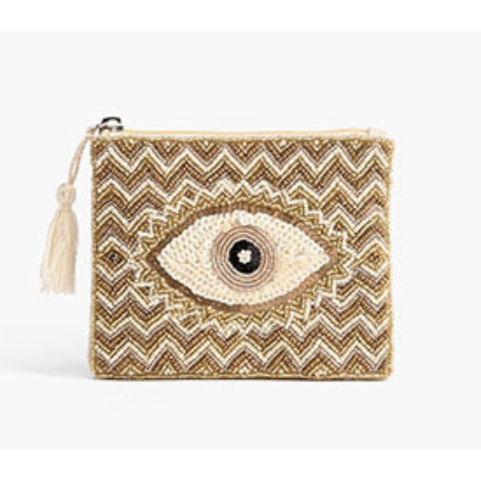 American & Beyond A&B Embellished Coin Bag