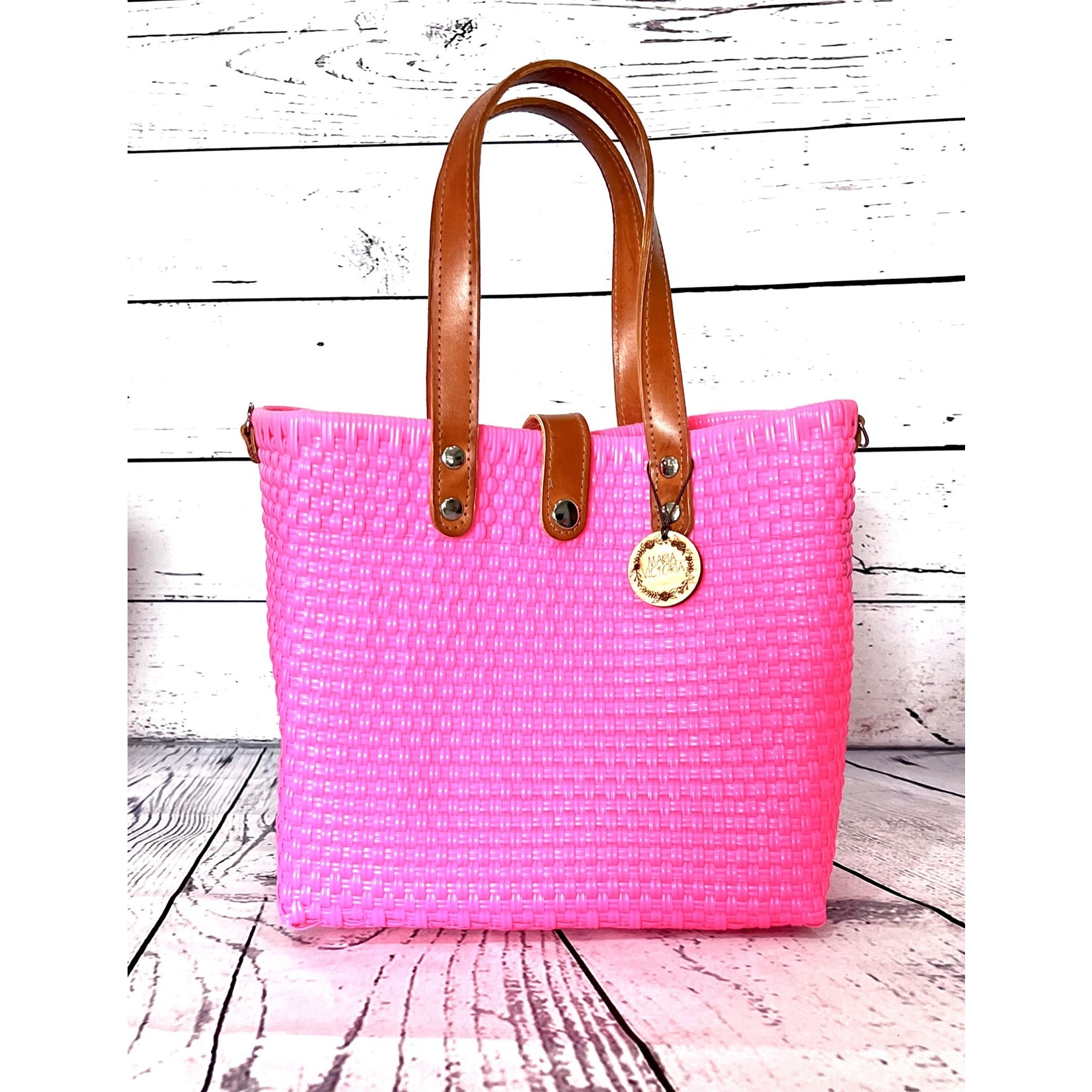 Maria Victoria, Hot Pink Women's Crossbody Bag, Sofia Collection