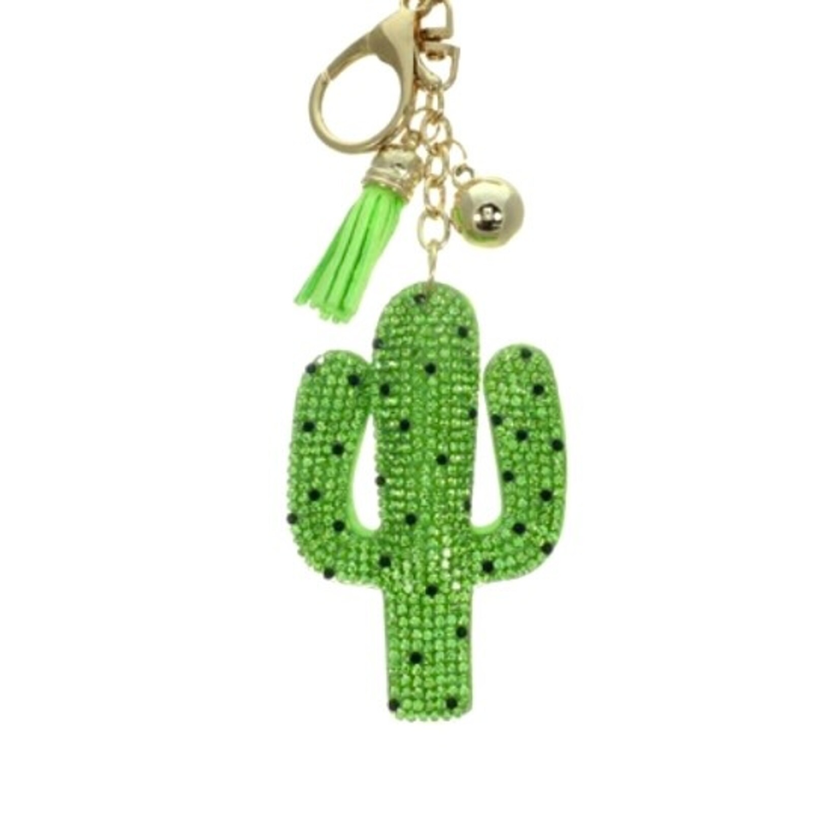 Bling & Things Bling Flower & Cactus Keychain