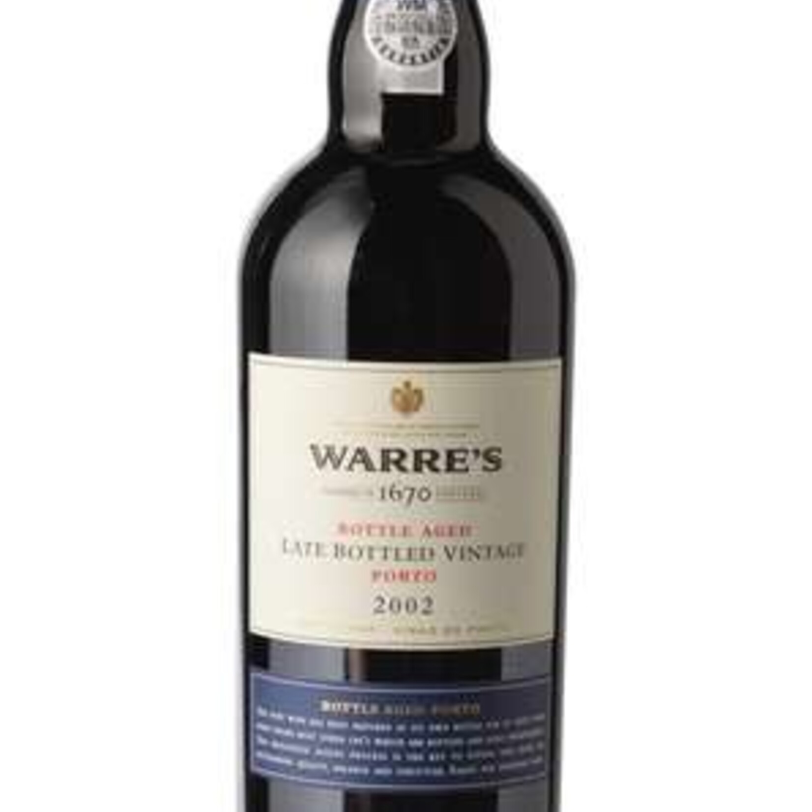 Warre's Port, Late Bottled Vintage Port (2002) 750ml