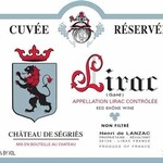 Chateau de Segries, Lirac Cuvée Réservée (2019) 750ml