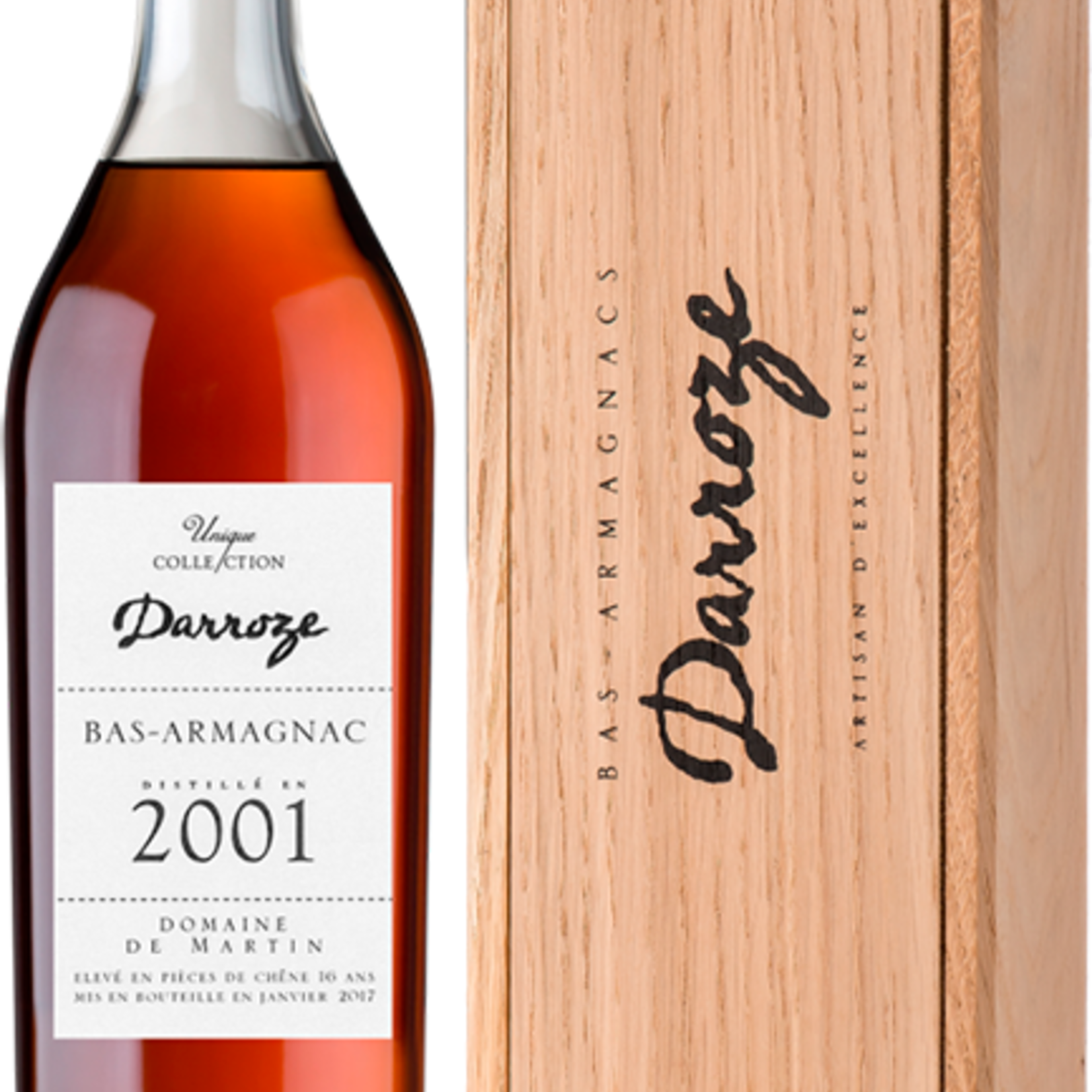 Francis Darroze Armagnac Domaine de Martin 2001 750ml