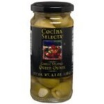 Cocina Selecta Garlic Stuffed Queen Olives 4.5oz